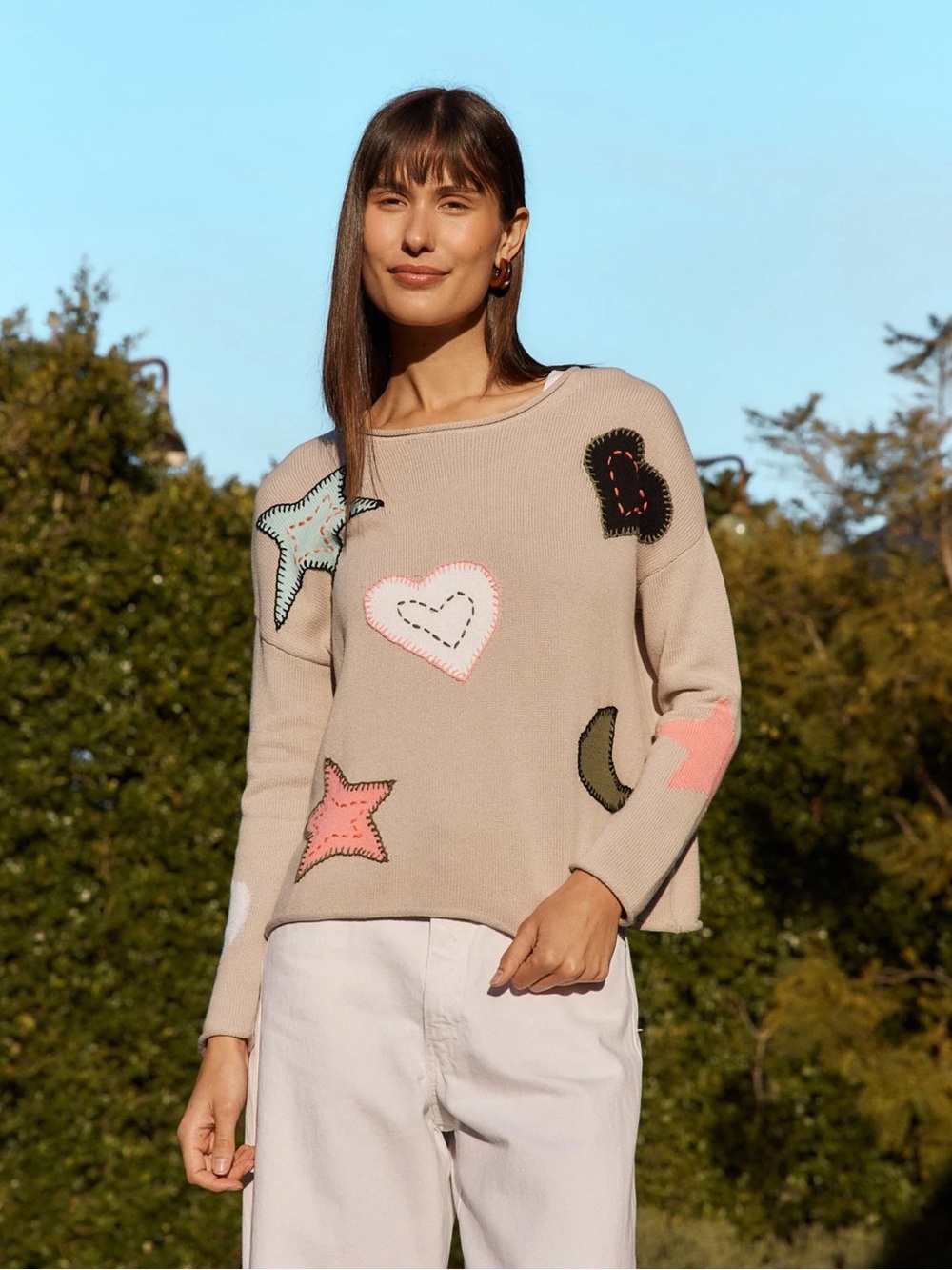 Zaket & Plover TO THE MOON SWEATER Small